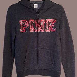 VICTORIAS🎄SECRET PINK FULL-ZIP HOODIE